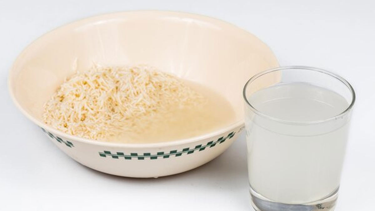 cooked or uncooked rice water for face