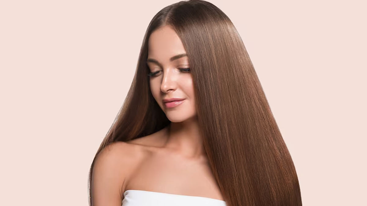 balo ko smooth kaise kare ghar par