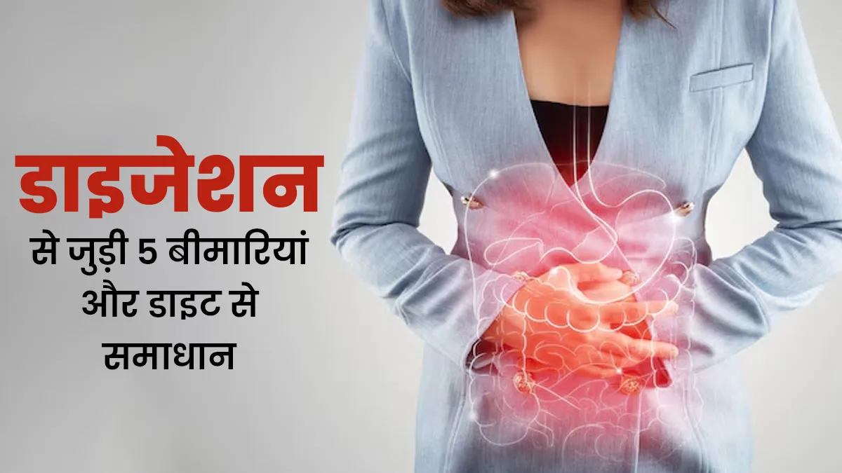 क्या आप भी डाइजेशन से जुड़ी 5 बीमारियों से हैं परेशान? डॉक्टर ने डाइट से मैनेज करने के बताए तरीके