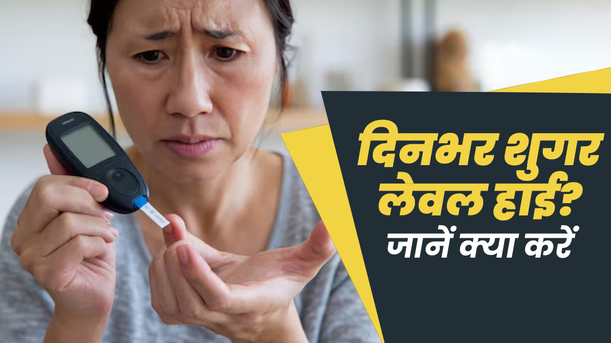दिनभर शुगर लेवल हाई रहती है? एक्‍सपर्ट से जानें इसे कंट्रोल करने के उपाय