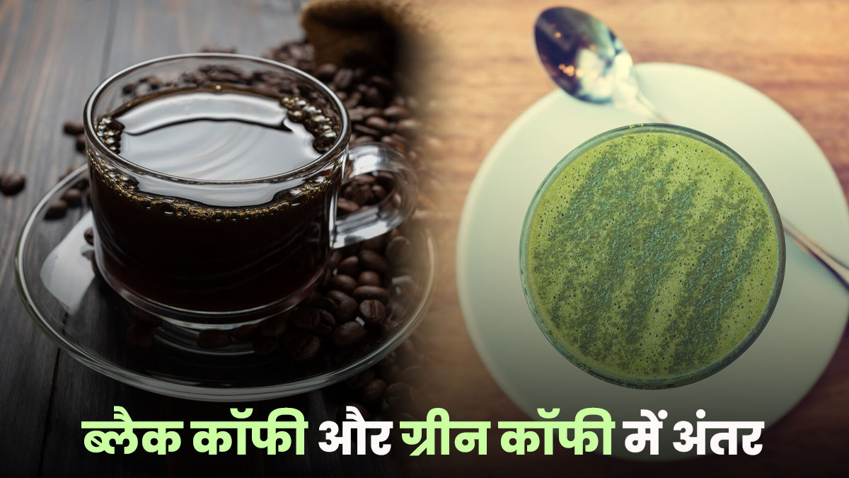 ब्लैक कॉफी और ग्रीन कॉफी में क्या अंतर है? जानें वेट लॉस के लिए किसे पीना है ज्यादा फायदेमंद