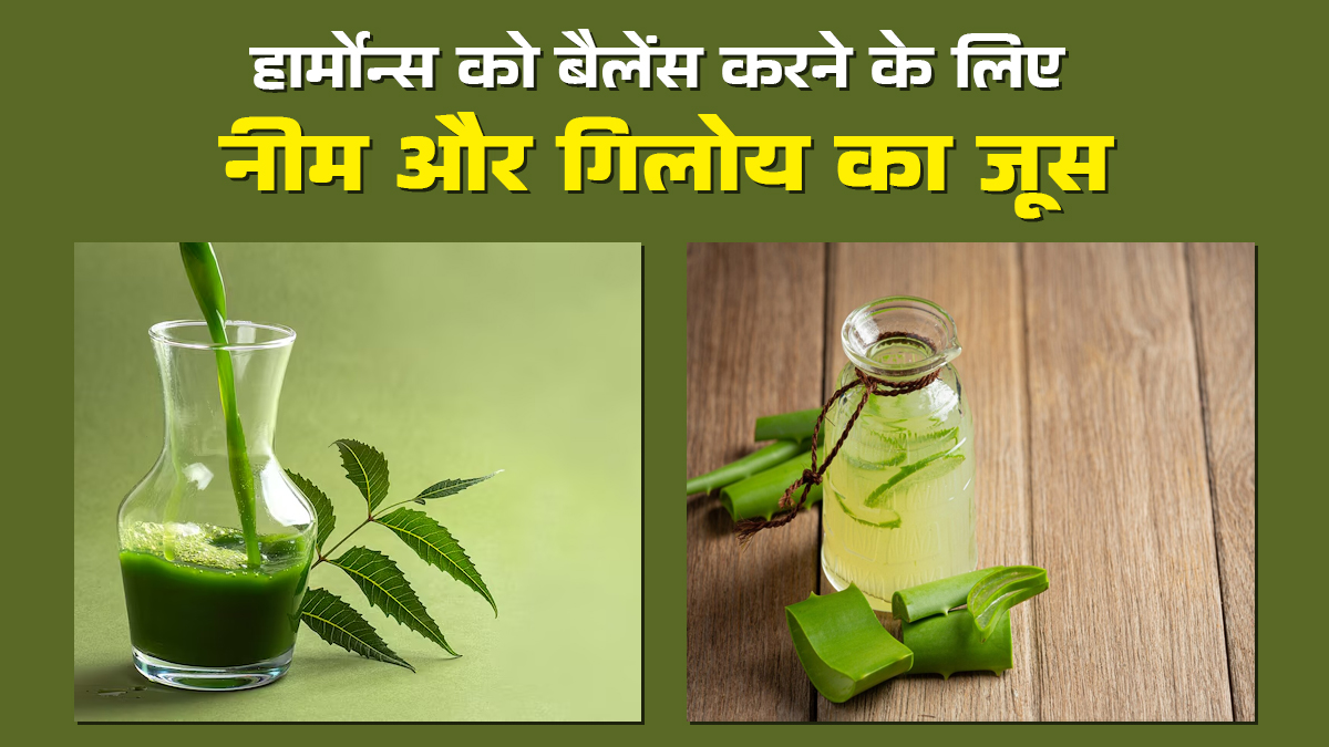 हार्मोन्स को बैलेंस करने के लिए फायदेमंद है नीम और गिलोय जूस, जानें कब करें सेवन