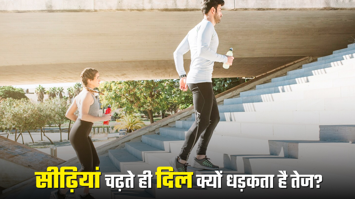 सीढ़ियां चढ़ते ही क्यों तेज धड़कने लगता है दिल? जानें कारण और बचाव के तरीके