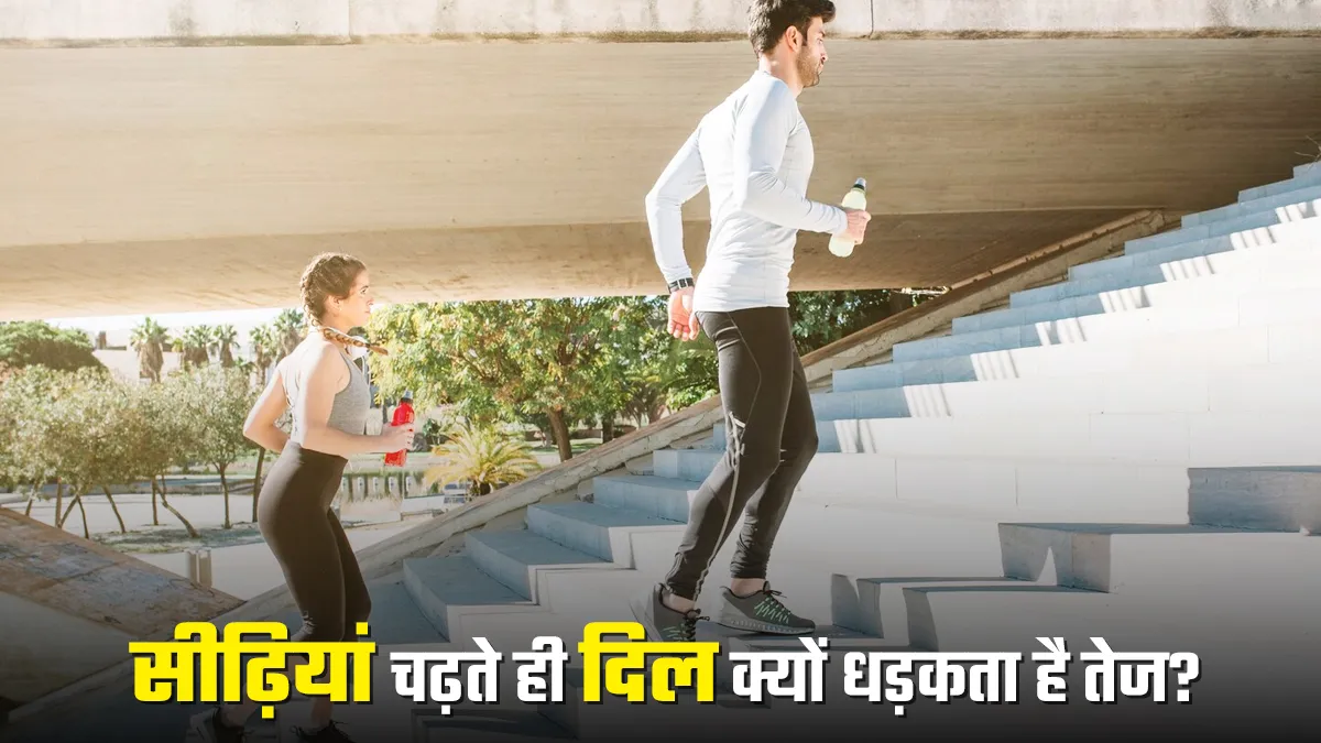 सीढ़ियां चढ़ते ही क्यों तेज धड़कने लगता है दिल? जानें कारण और बचाव के तरीके