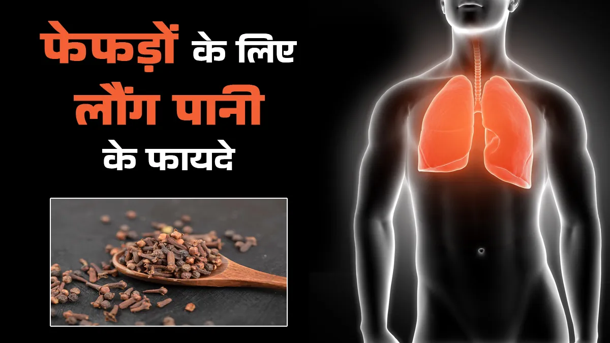 फेफड़ो के लिए बेहद फायदेमंद है लौंग का पानी, जानें पीने का तरीका
