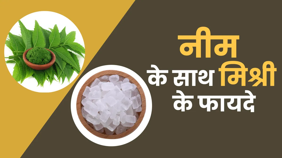 नीम के साथ करें मिश्री का सेवन, सेहत को मिलेंगे लाजवाब फायदे