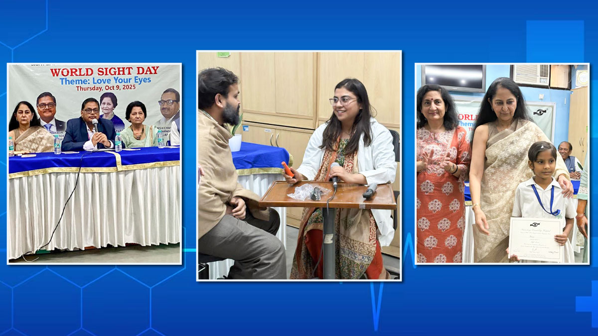 World Sight Day: आंखों का महत्व समझाने के लिए Arunodaya Deseret Eye Care Hospital ने किया आयोजन