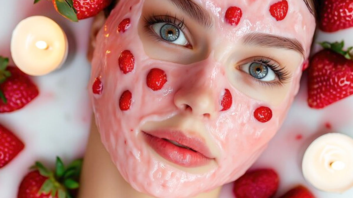 strawberry-face-pack