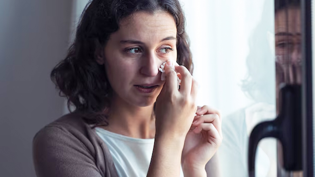 What happens if you hold back tears