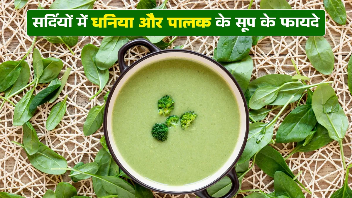 सर्दियों में फायदेमंद है धनिया और पालक का सूप, एक्सपर्ट से जानें