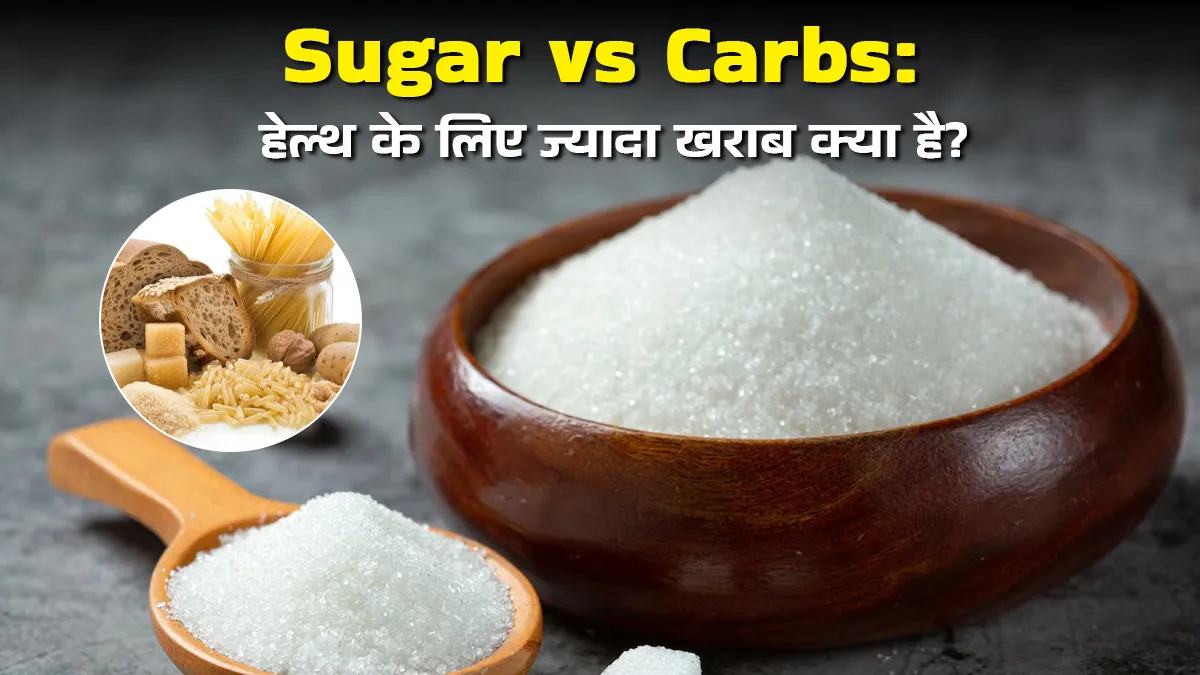 Sugar vs Carbs: सेहत के लिए ज्यादा खराब क्या है? जानें एक्सपर्ट से