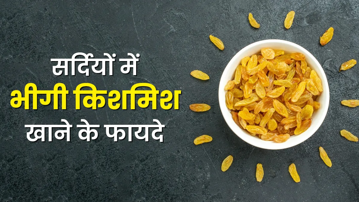 ठंड में भीगी किशमिश खाने के जबरदस्त फायदे जानें न्यूट्रिशनिस्ट से 
