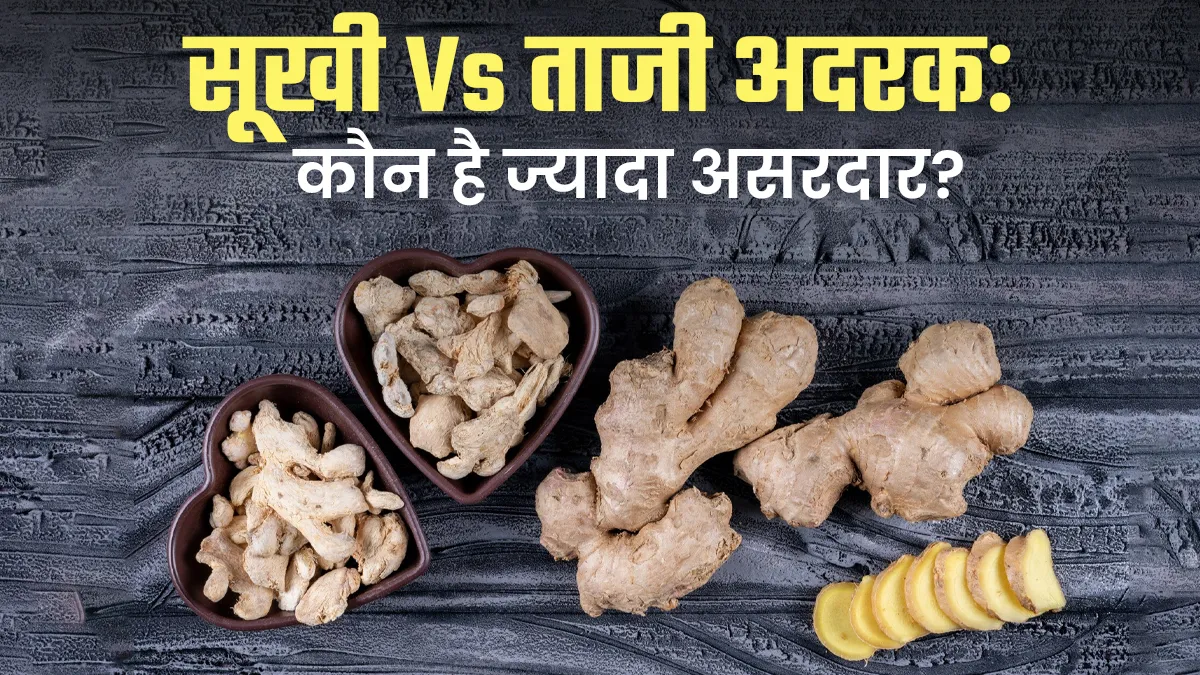 क्या अदरक पाउडर उतना ही असरदार है जितना ताजा अदरक? जानें एक्सपर्ट से