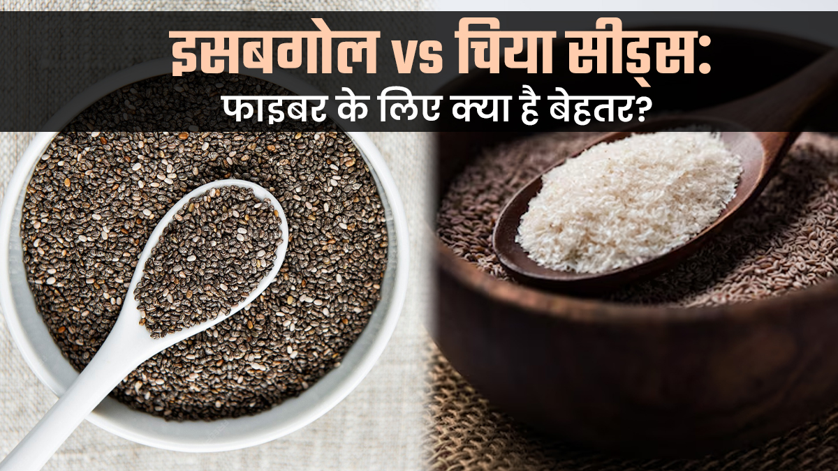 इसबगोल vs चिया सीड्स: फाइबर के लिए क्या है बेहतर विकल्प? डॉक्‍टर से जानें