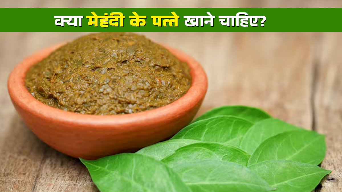 क्या मेहंदी के पत्ते खाने चाहिए? डॉक्टर से जानें