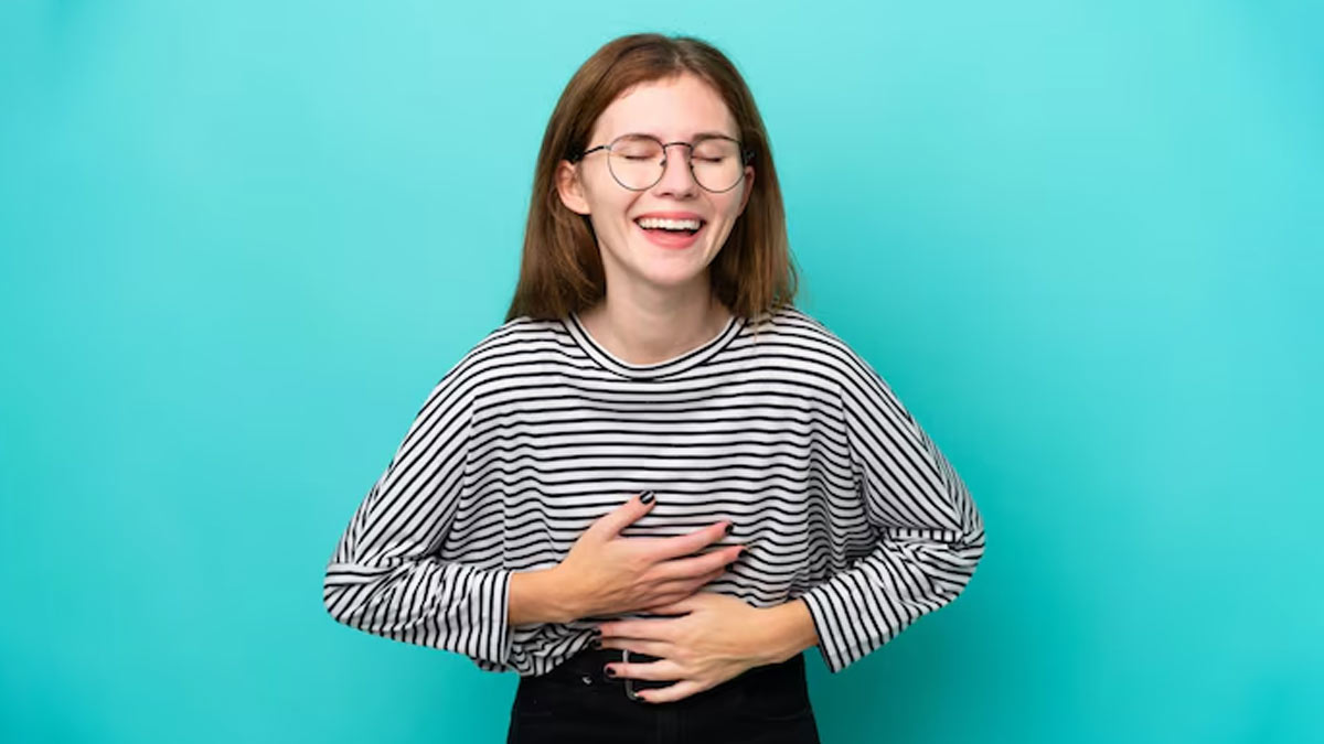 Why does stomach hurt when laugh