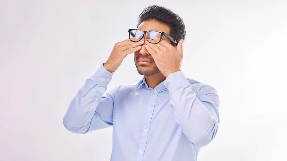 why does vision appear blurry for a few seconds after opening eyes in the morning  1
