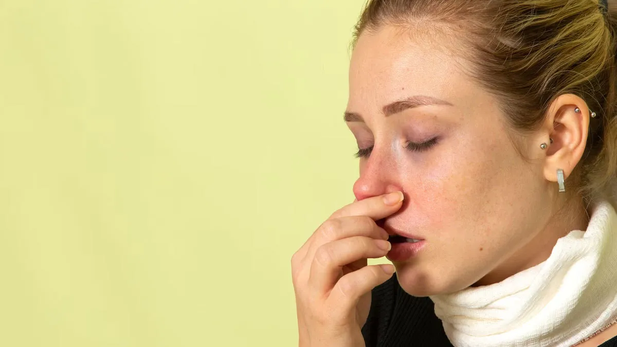 why does the skin around the nose become excessively dry 1