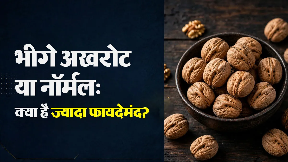 रातभर भिगोए अखरोट ज्यादा फायदेमंद या नॉर्मल? जानें एक्सपर्ट की राय