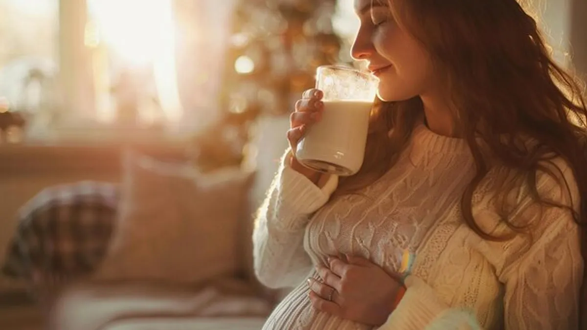 benefits of drinking saffron milk during pregnancy 1