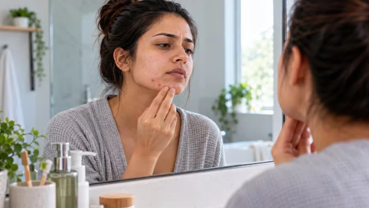 recurring acne on chin causes