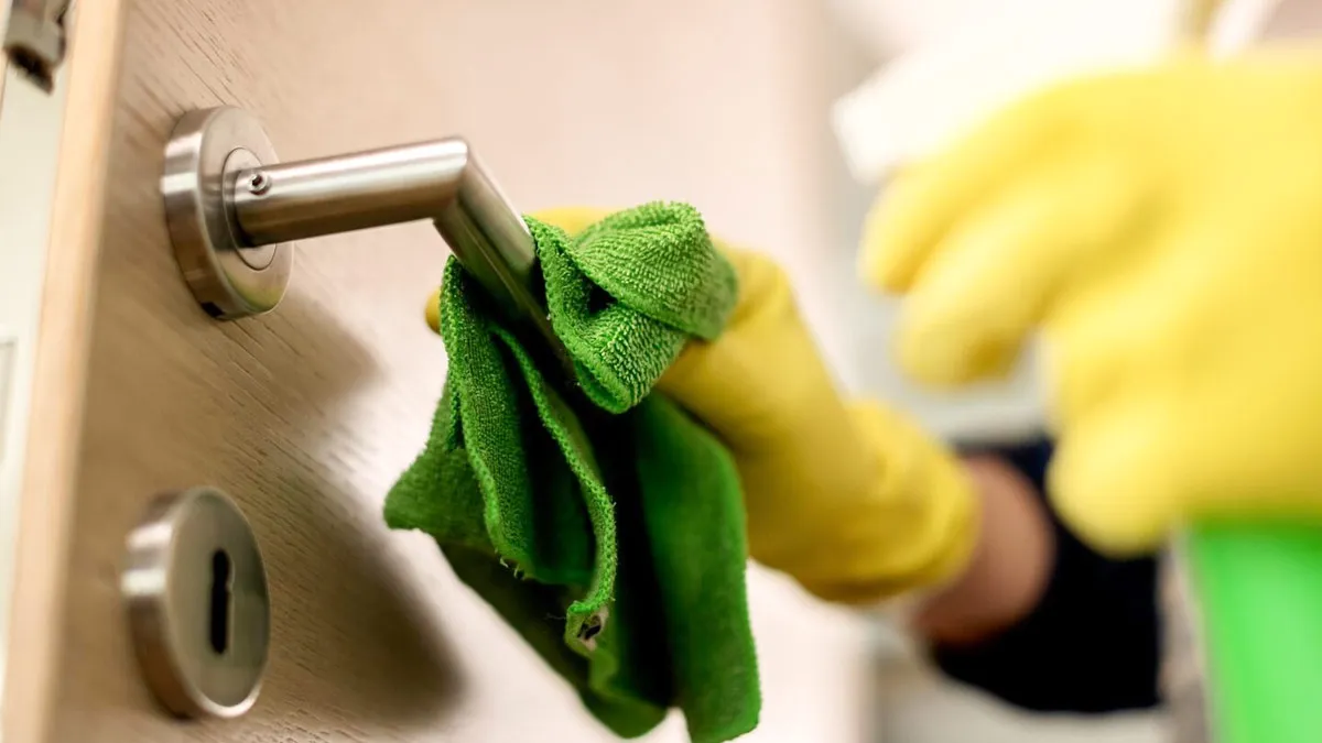 How often to clean fridge handle