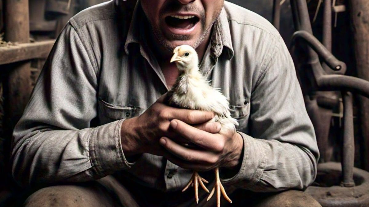 swallow live chick for child