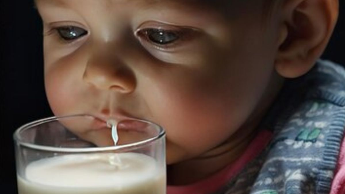 breast milk come out baby nose