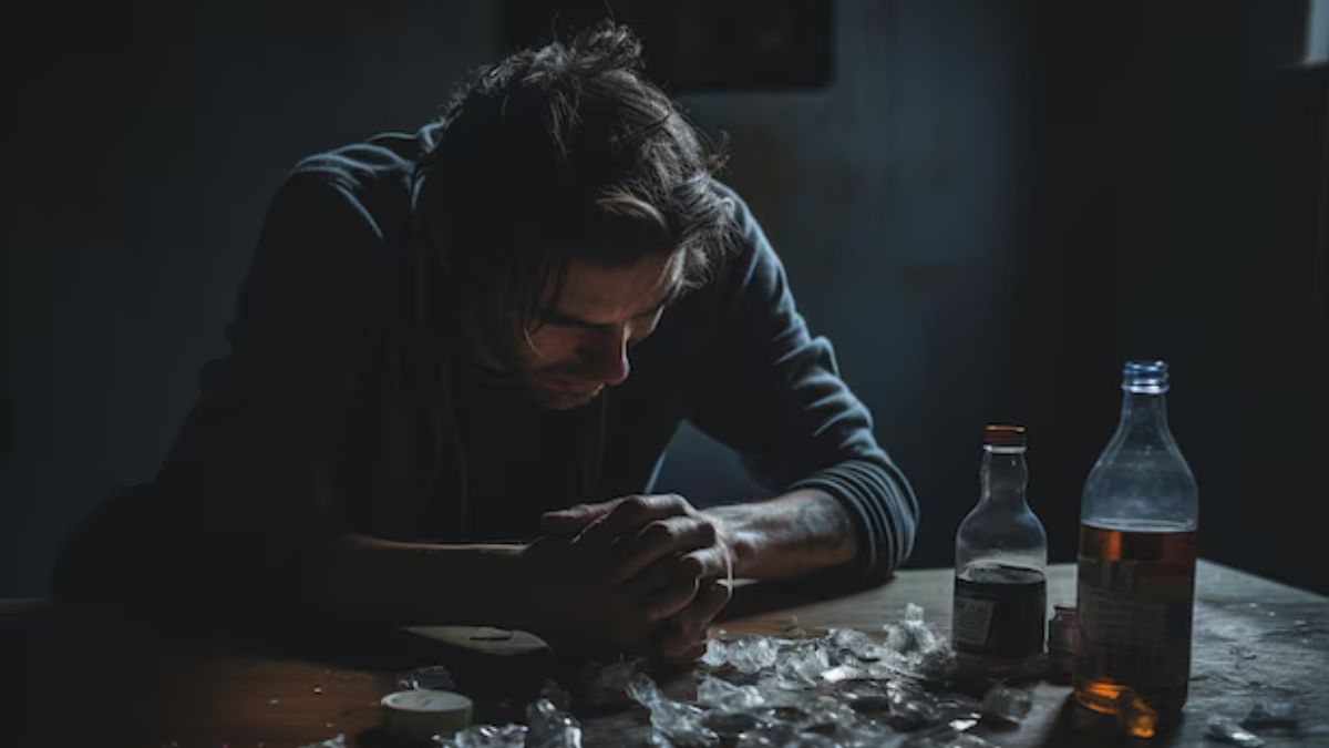 alcohol addiction vs healthy mood