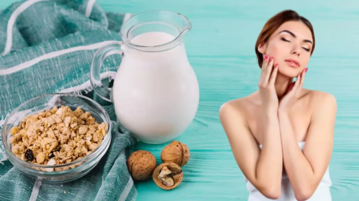 வால்நட்ஸ் மற்றும் பால் இருக்கா.? சருமம் பளபளக்க அருமையான ஃபேஸ் பேக் செய்யலாம்.!