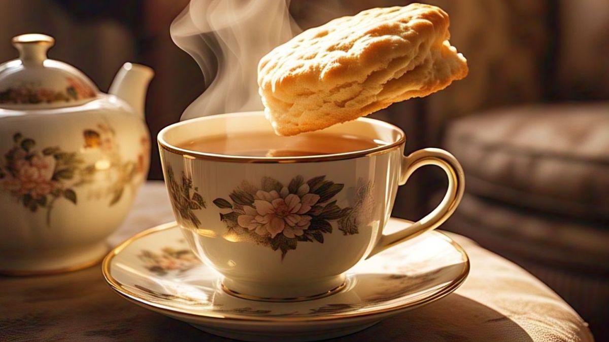 tea dipping biscuits