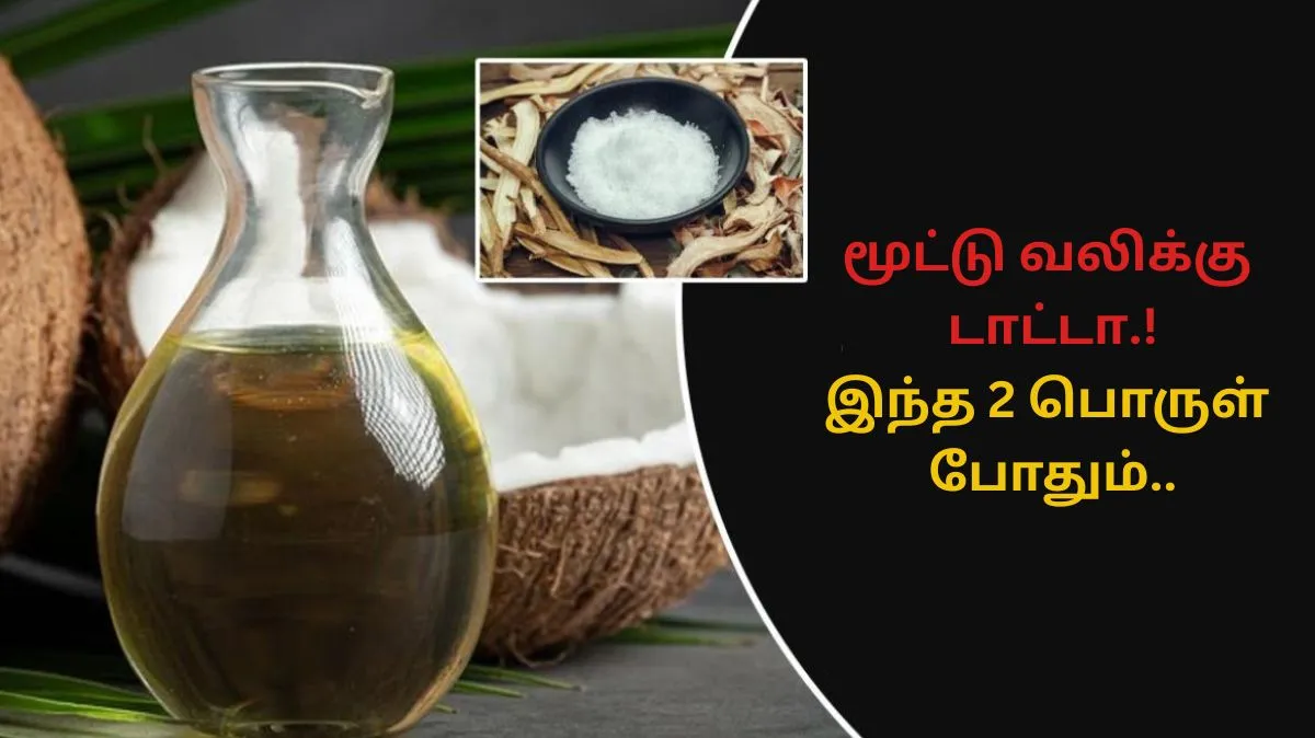இனி மூட்டு வலிக்கு டாட்டா சொல்லுங்க.! இந்த 2 பொருள் போதும்..