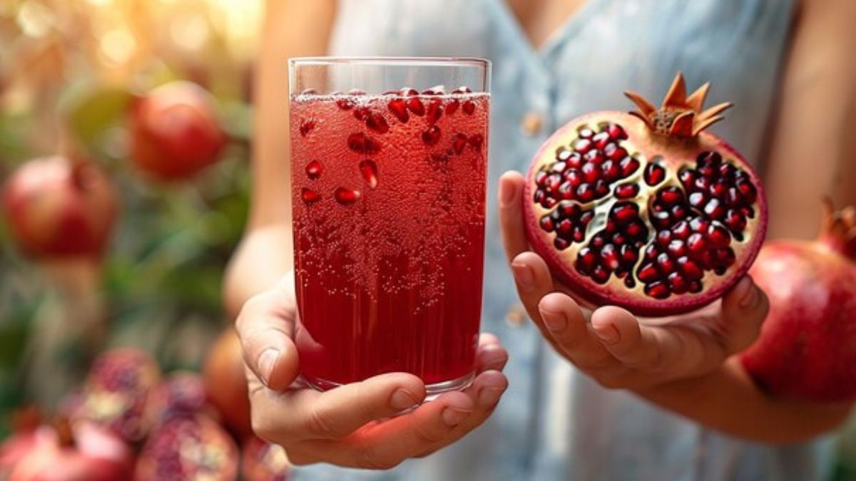 benefits of pomegranate juice in morning