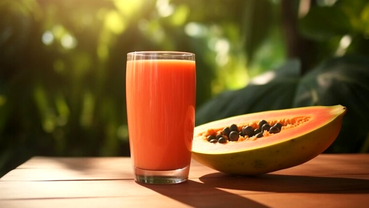 Papaya Skin Benefits பளபளக்கும் சருமப் பொலிவுக்கு பப்பாளி சாறு உதவுவது
