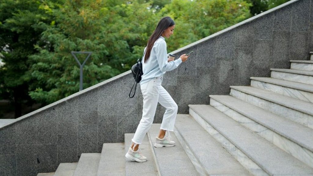 climbing  fifty stairs a day can significantly reduce heart disease risk 
