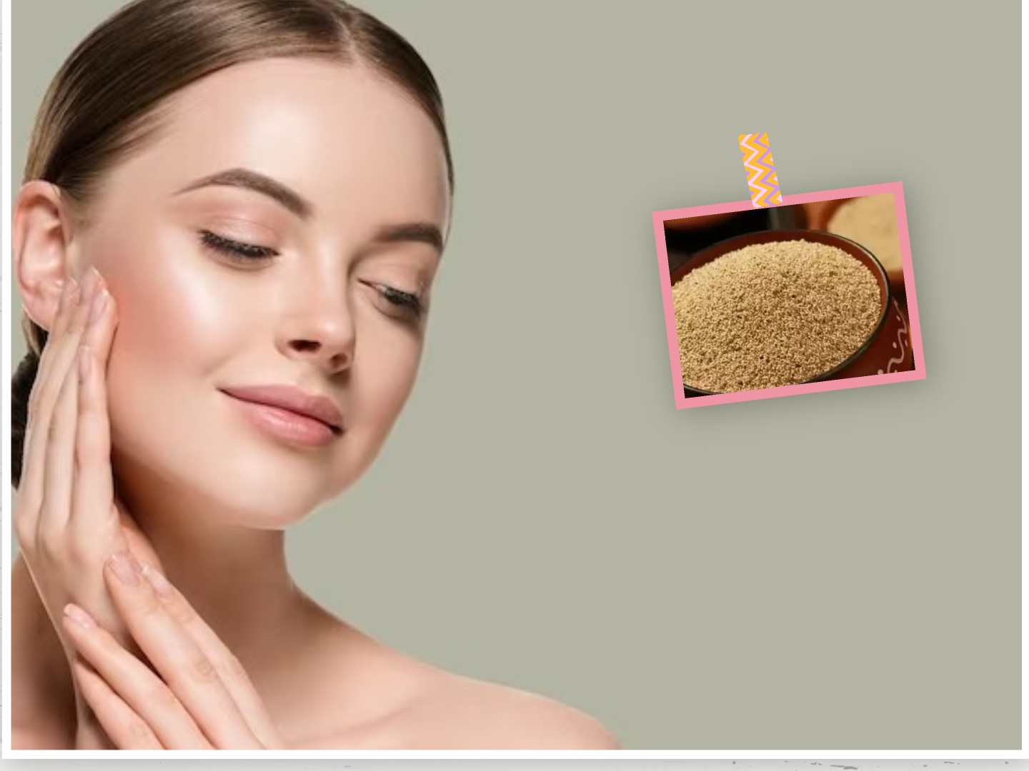 Poppy seeds for Face