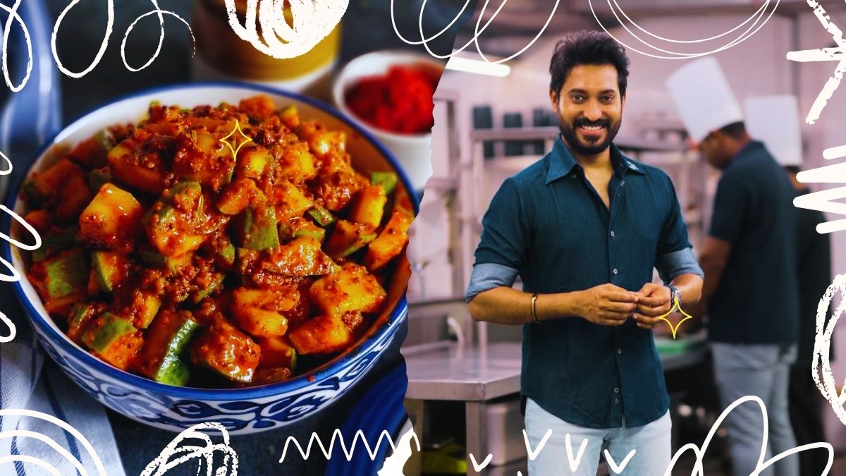 Raw Mango Pickle: மாதம்பட்டி ரங்கராஜ் ஸ்பெஷல் பச்சை மாங்காய் ஊறுகாய் ரெசிபி!