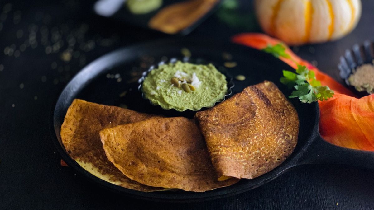 Multigrain Pumpkin Dosa: புரோட்டீன் அதிகம் உள்ள மல்டிகிரேன் பூசணி தோசை செய்யலாமா?