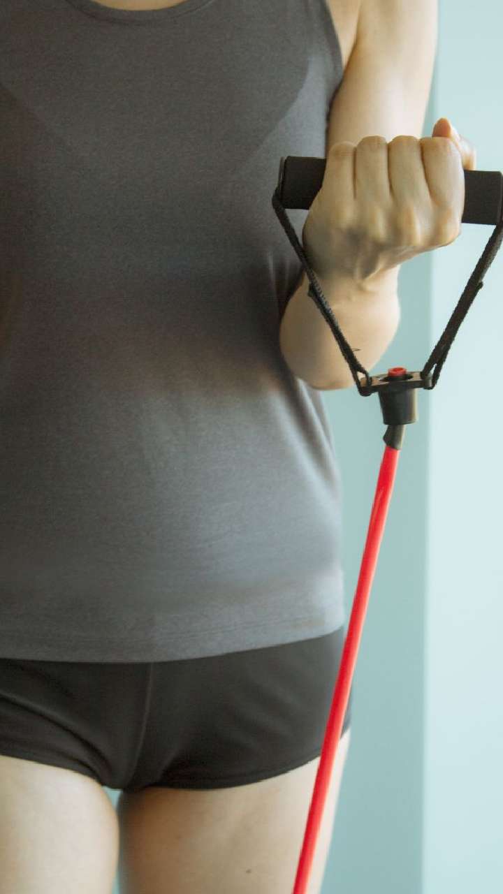 Lose arm fat with resistance online bands