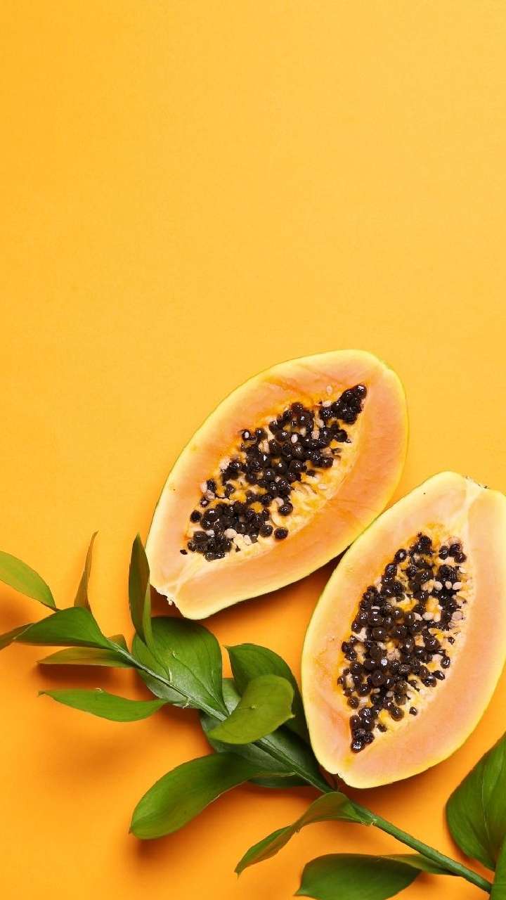 Papaya Seamless Stock Photos and Images - 123RF