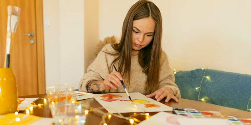 Health benefits of art therapy